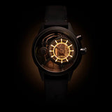 Montre The Electricianz Le Z marron | Montre Swiss Design pour homme bracelet Cuir