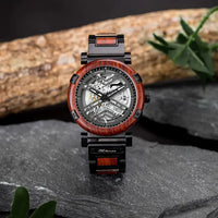 Montre FL Watch Finale - Bois de Noyer - Noir