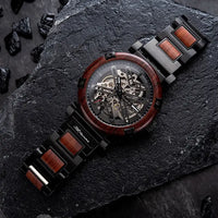 Montre FL Watch Finale - Bois de Noyer - Noir