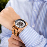 Montre FL Watch Boussole - Bois d'Olivier