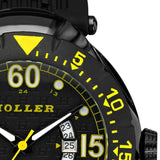 Montre Holler Goldwax Sport Noire et Jaune HLW2188S-6