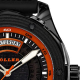 Montre Holler Superfly Noire et Orange HLW2351-3