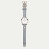 Montre Tweed Co VANESSA (Argent) - Or Rose - 36 mm